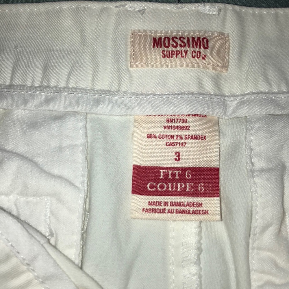 White fitted straight jeans - Picture 2 of 4